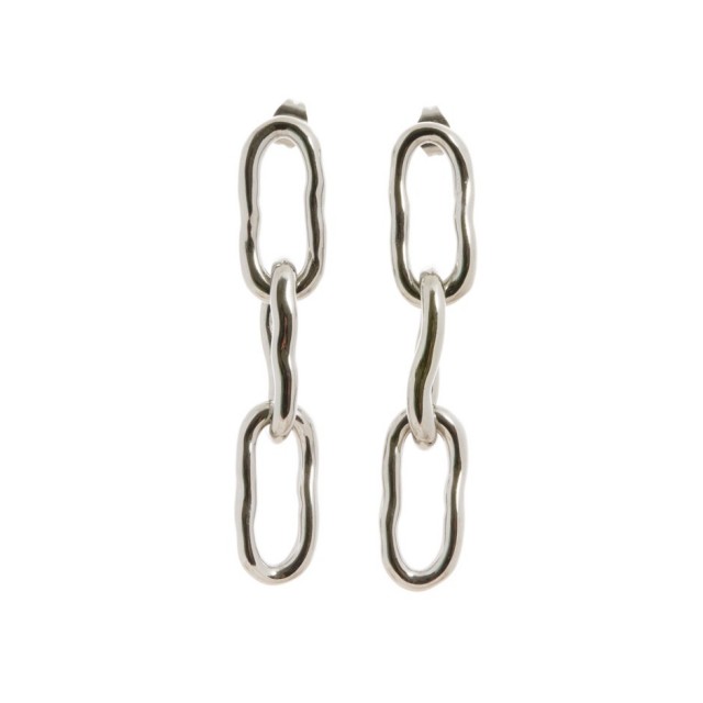 Pendiente Cícladas silver