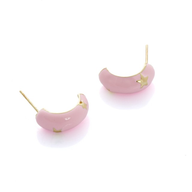 Pendiente circus rosa