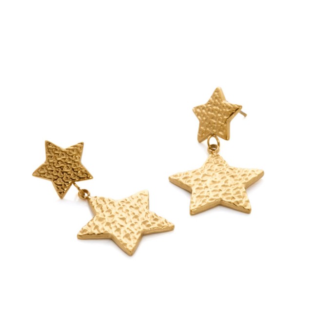 Pendiente plage dorado