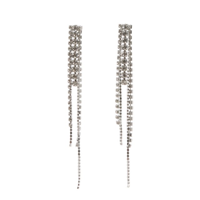 PENDIENTE ROCKEFELLER PLATEADO