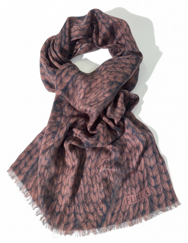 Pañuelo Marais burdeos