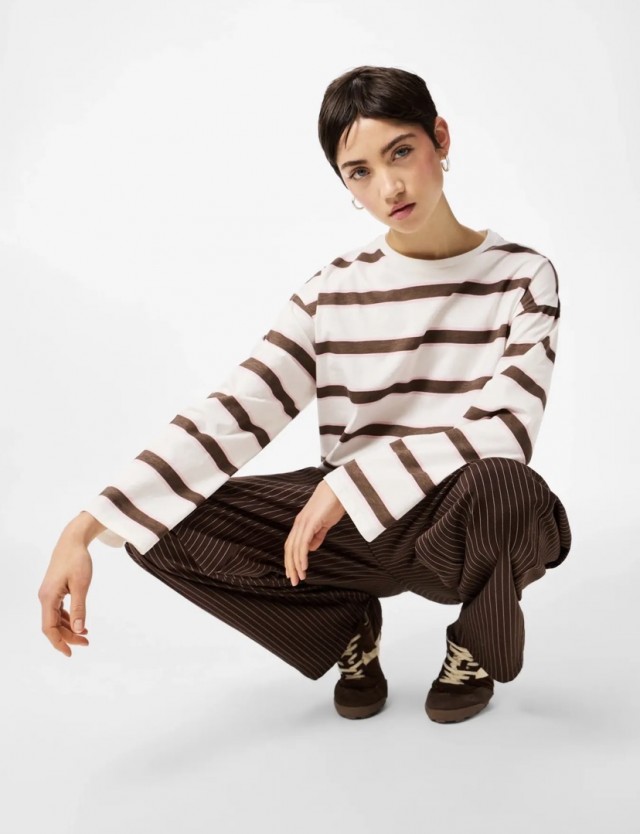 MILA CAMISETA marrón