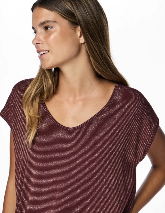 Billo camiseta granate