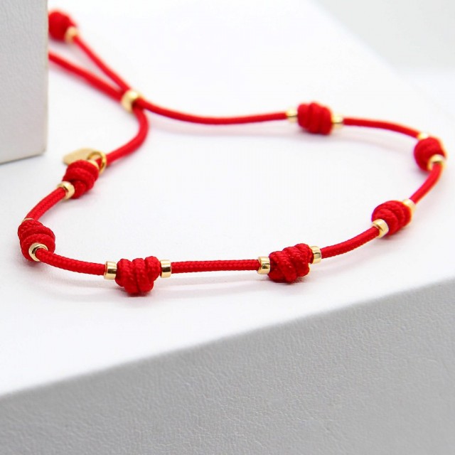 Pulsera DE LA SUERTE Rojo