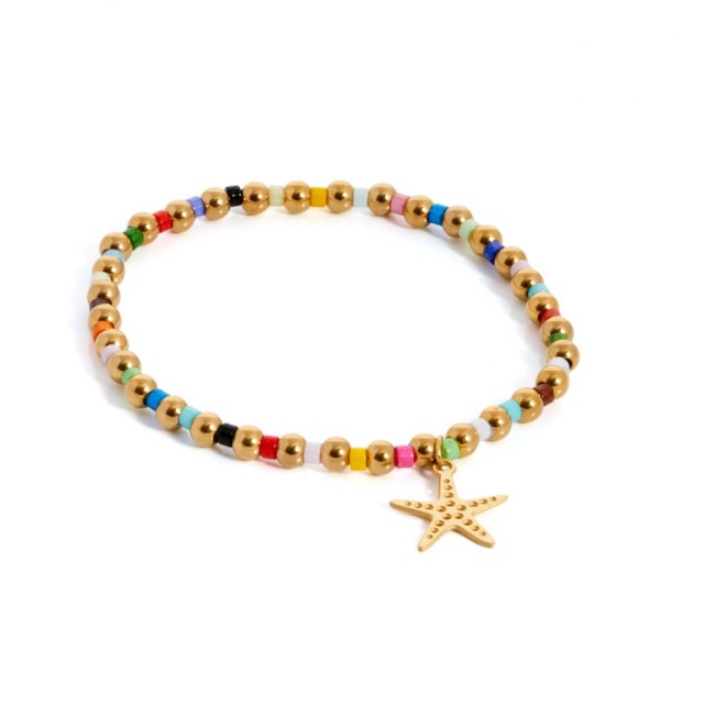 Pulsera multicolor estrella