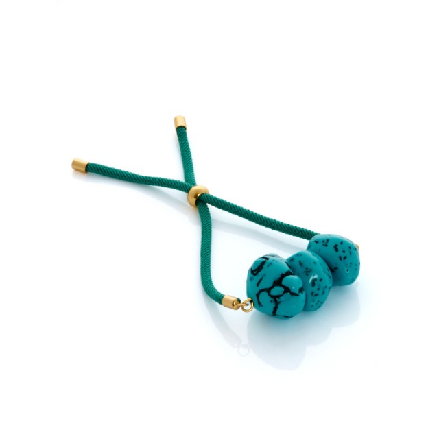 Pulsera pieza turquesa