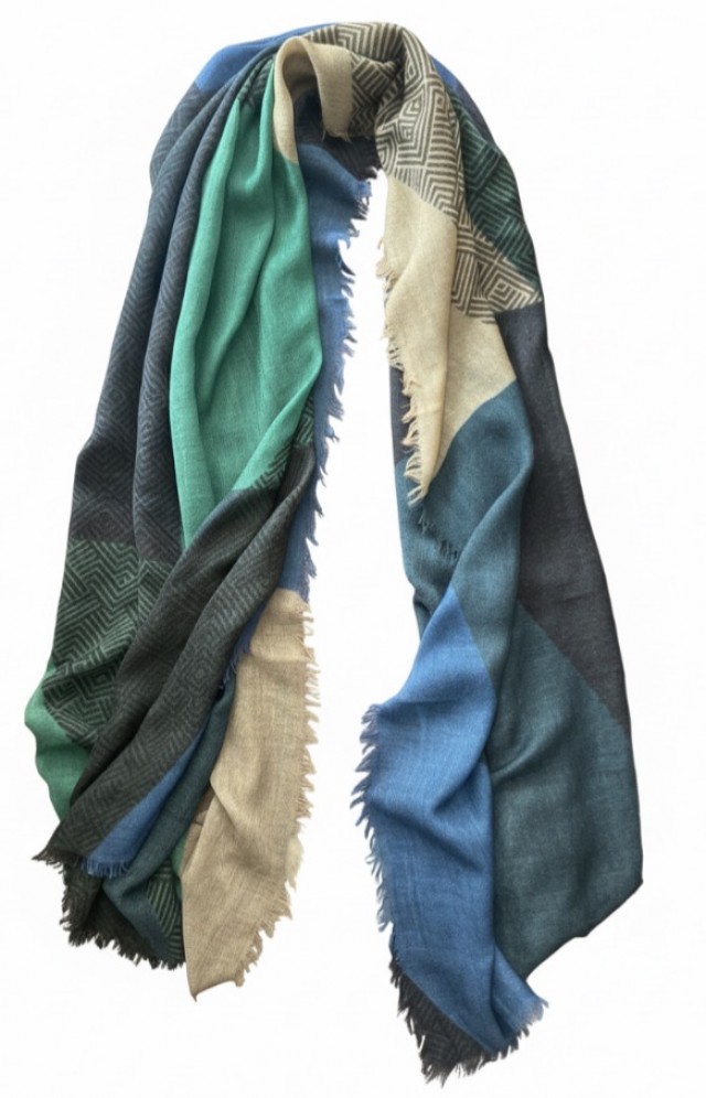 Echarpe ESTAMPADO VERDES