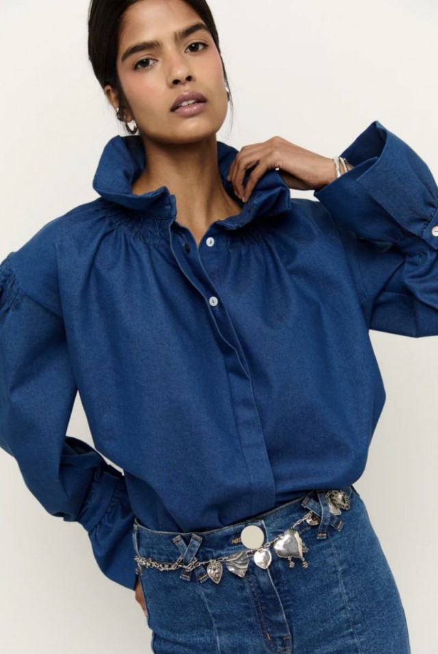 CAMISA BALMORAL DENIM